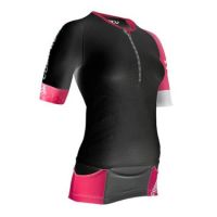 ลดพิเศษ  เสื้อไตรกีฬา  Compressport แขนสั้น ผู้หญิง/ TR3 Aero Top W BLACK