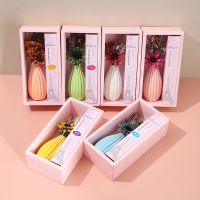 No dry flower fragrance ceramic bottle fire aromatherapy indoor fragrance bedroom air fresh cane fragrance box set