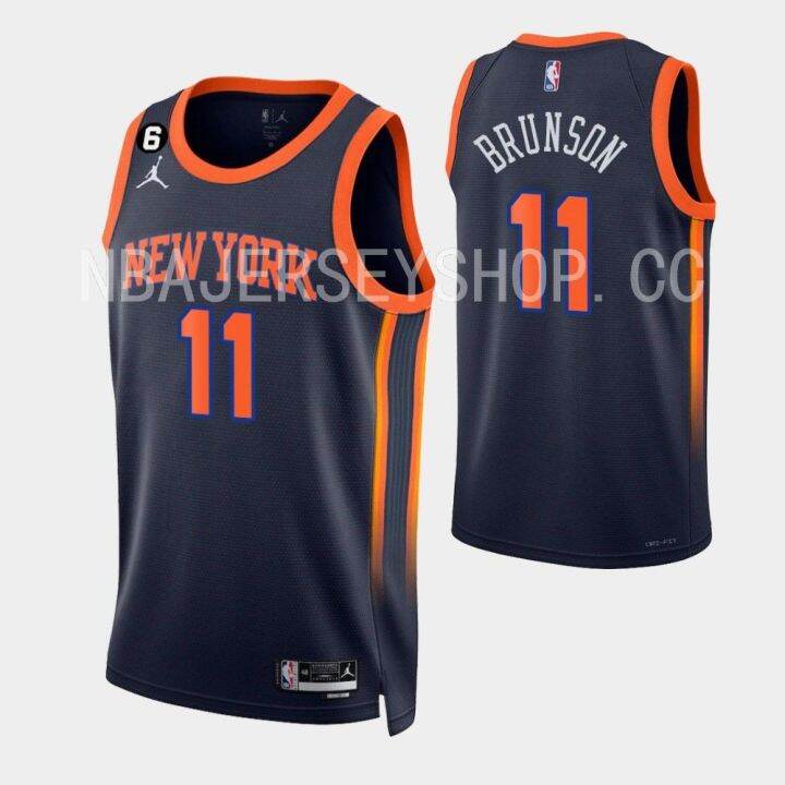 【Swingman】New York Knicks #11 Jalen Brunson 2022-23 Statement Edition ...