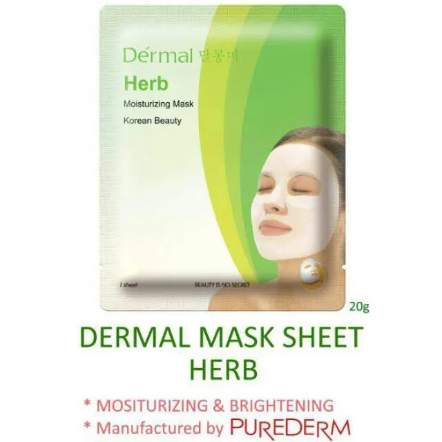 Dermal Herb Face Mask By Purederm | Lazada PH