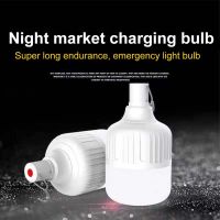 30/60/80/100W Portable Tent Lamp Battery Lantern BBQ Camping Light Outdoor Bulb USB LED Emergency Lights For Patio Porch Garden