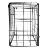 1Pc Practical Cat Cage Foldable Iron Pet Cage Durable Household Car Pet Carrier