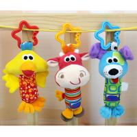 Baby Kids Rattle Toys Cartoon Animal Plush Hand Bell Baby Stroller Crib Hanging Rattles Infant Baby Toys Gifts