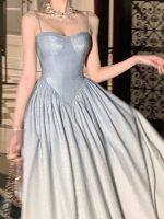 【hot】❃  Short Dresses for 2023 New Spaghetti Female Wedding Birthday