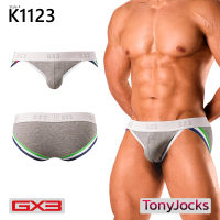 กางเกงในชาย GX3 Underwear COTTON+[PLUS] Jock Brief - Grey By TonyJocks กางเกงชั้นในชาย ทรงบรีฟ ทรงแทงก้า สีเทา กางเกงในผู้ชาย กกน กางเกงในชาย กางเกงชั้นในผู้ชาย Japan ญี่ปุ่น