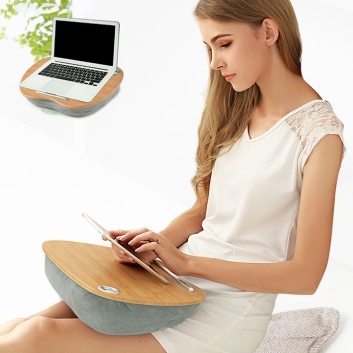 1-piece-lap-desk-with-pillow-cushion-portable-bamboo-laptop-table-for-14-inch-computer-notebook-a