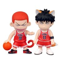 Hanamichi Sakuragi ญี่ปุ่น2ชิ้น/ล็อต8.5 Rukawa Kaede คอลเลกชั่นสิ่งตกแต่งทรงเค้กตุ๊กตาขยับแขนขาได้ของเล่นโมเดลของขวัญพีวีซี