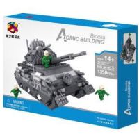 ตัวต่อ ATOMIC BUILDING BLOCKS HAAR บล็อก รถถัง เทา Armour Armor Grey 9910-2 จัดจำหน่ายโดย HAAR Distributed by HAAR - ของขวัญ วันเกิด จับฉลาก ปีใหม่