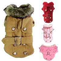 Pet Dog Winter Coat Woolen Jacket Puppy Clothes for Cat Overcoat Autumn Clothig Perro French Bulldog Clothing For Pets Clothing Clothing Shoes Accesso