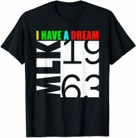 JHPKJMartin Luther King Jr. Day I Have a Dream MLK Day T-Shirt Short Casual 100% Cotton Shirts Size S-3XL 4XL 5XL 6XL