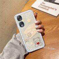 Phone Case เคส Honor90 Honor 90 Lite Honor X5 Huawei Nova Y71 เคสนิ่มกันกระแทก2023ลายการ์ตูนน่ารักหมีซิลิโคนใส