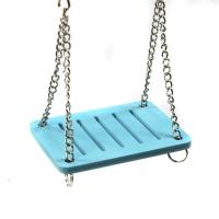 Hamster Toys Swing Hanging Gadget Wooden Cage Accessories Supplies Amuse Mouse