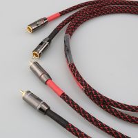 2Pcs/Pair CANARE Professional Audio Grade RCA Cable Audio Male RCA to RCA HIFI For Amplifier DAC TV / 0.2M- 10M