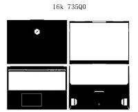 พิเศษสีดำเคลือบไฟเบอร์ไวนิลแล็ปท็อปสติ๊กเกอร์ผิว D Ecals ที่ครอบสำหรับ MECHREVO 16พัน16 "2023