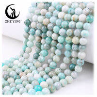 Zhe Ying ขายส่ง 6/8/10 มม. Amazonite สร้อยข้อมือลูกปัดรอบหินธรรมชาติ Healing คริสตัลอัญมณี Amazonite ระดับ 3 ลูกปัดสำหรับเครื่องประดับทำ