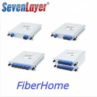 Fiberhome 1-2 1-4 1-8 1-16 SC UPC/APC Optical Fiber Splitter Cassette Box Plug-in Type Optical Splitter