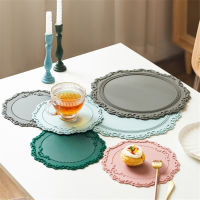 3pcsset 12cm 23cm 35cm Silicone Flower Placemat Kitchen Tableware Mat Oil Resistant Heat Insulation Washable Coffee Tea Cup Pad