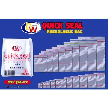 100pcs Ziplock Resealable Bag Quick Seal [Page 2 of 2]