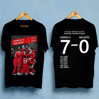 แฟชั่นฤดูร้อนแขนสั้น 7-0 โพลีเอสเตอร์พูลสวัสดิ์ลิเวอร์พูลเสื้อยืด