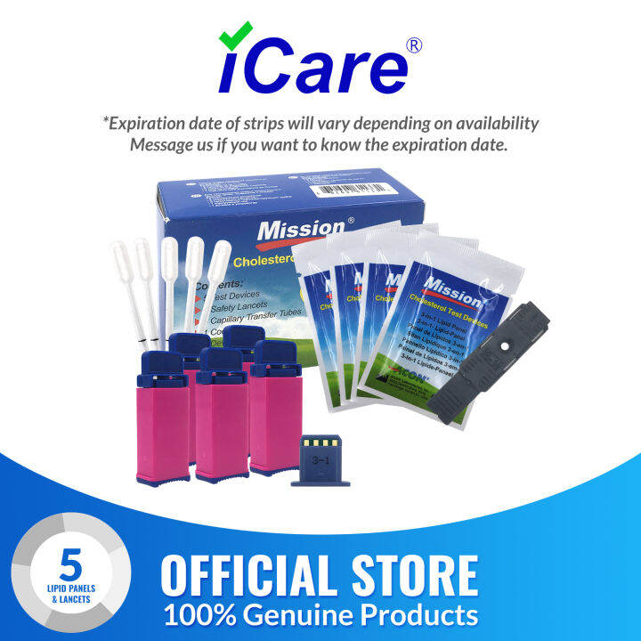 iCare® MissionT5 Mission Lipid Panel USE WITH Mission Cholesterol