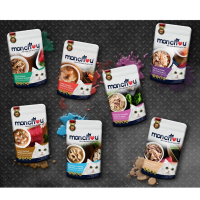 Monchou Pouch Cat Food 70gX12pcs มองชู อาหารแมวเปียก ชนิดซอง ขนาด 70gX12ซอง