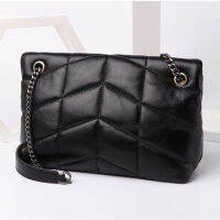 Top Designer Rhombic Stitched Flap Bag 100 Genuine Leather Lady HandbagLady Purse Lady Sheepskin MessengerBag