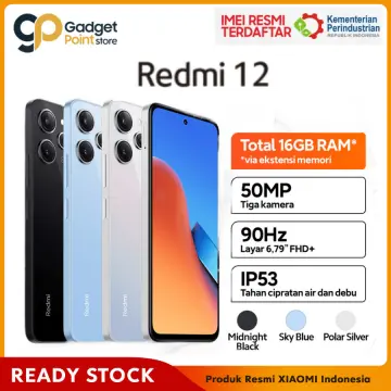 Jual Xiaomi Redmi 12 ( 8GB/256GB) Garansi Resmi Xiaomi - Black