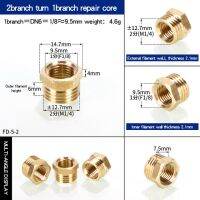 ข้อต่อเกลียวทองแดงภายนอกสำหรับการแปลงเกลียวด้านใน1/81/21/43/4เป็นอุปกรณ์ทองเหลืองขนาด1นิ้ว