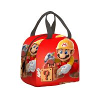 Mario Super Mario Surrounding Meal Bag Elementary and Middle School Students Insulated Lunch Box Handbag Storage Bag Picnic Bag