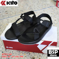 รองเท้ารัดส้น  kito รุ่น Flow AI8 สีดำ ใส่ได้ทั้งชาย หญิง size 36-43 [จัดส่งฟรี]