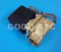 ⊙☫☼ 2 way brass solenoid valve 3/8 inch VX2130 110V 220V AC 12V 24V DC Normally close Wire lead smc type gas solenoid valves