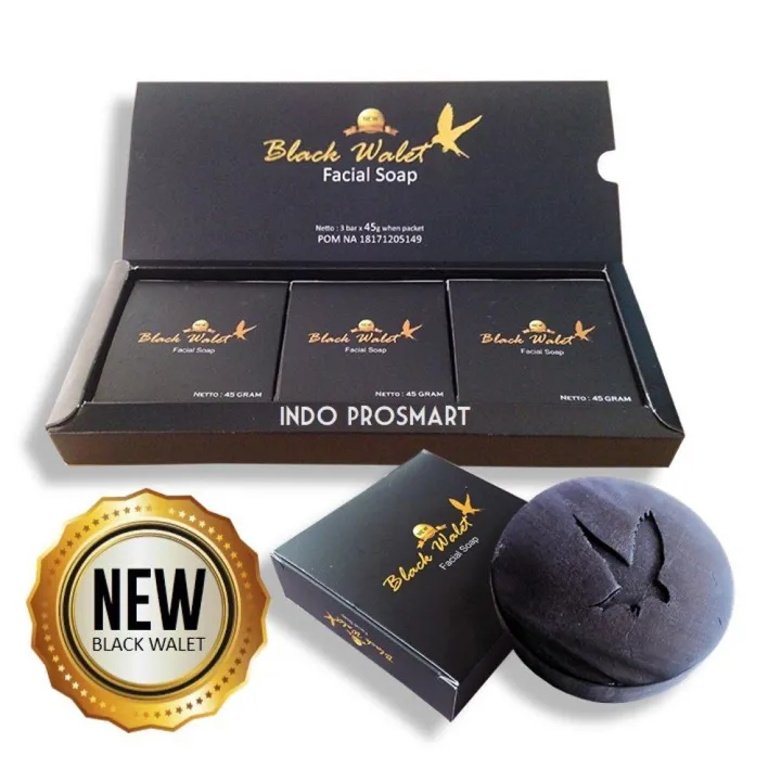 HARGA TERENDAH - PERBOX ISI 3 PCS - SABUN BLACK WALET ASLI | Lazada Indonesia
