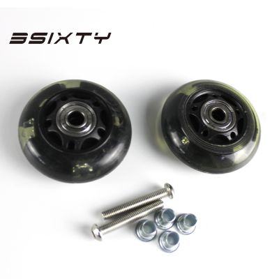 3SIXTY Flash Roller Wheel Easy Wheels For Brompton Bicycle Parts Luminous Easywheel