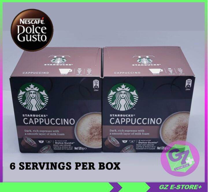 GZestore Starbucks Cappuccino Dolce Gusto 2 Boxes Lazada PH