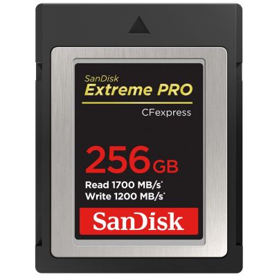 🥰โปรดี!! Extreme PRO CFexpress Card 256GB Type B (SDCFE-256G-GN4NN) ถ่าย RAW 4K ได้สบาย รับประกัน Lifetime โดย Synnex สั่งก่อนได้ก่อน
