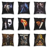Michael Myers Halloween Horror Movie Square Throw Pillow Case Home Decor 3D Printing Cushion Cover for Sofa Fashion Pillowcover