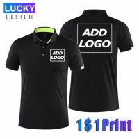 Quick-drying Sports Polo Shirt Custom Design Company Brand Logo/Print Embroidery Breathable Lapel Short Sleeve Classic 4xl