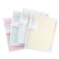 40sheets A5 Loose-leaf Binder Notebook Paper Ring Binder Agenda Student Notepad Diary Plan Office School Stationery Supplies