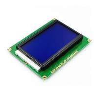 128*64จุดโมดูล LCD 5V หน้าจอสีฟ้า12864 LCD ที่มีแสงไฟ ST7920พอร์ตขนาน LCD12864สำหรับ Arduino