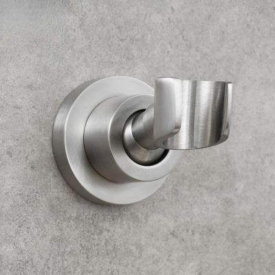 ♦◘卐 304 Stainless Steel Brushed Nickel Shower Bracket Wall-mounted Adjustable Shower Bracket Bathroom Shower System Accessories