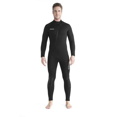 [COD]5mm ชุดดำน้ำ OUZO ชุดดำน้ำกันหนาวหนาพิเศษสำหรับผู้ชายชุดว่ายน้ำฤดูหนาวชุดโต้คลื่นชุดดำน้ำโรงงาน