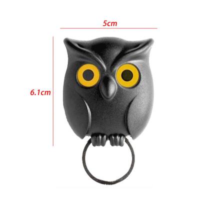 1PCS Wall Key Hook Holder Hanging Night Owl Magnetic Keep Keychains Hanger Durable Wall Hooks Children Gift Decorative Hooks
