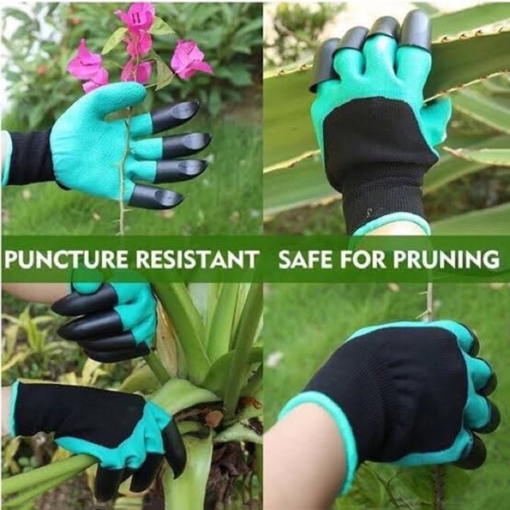 คุณภาพดี-garden-genie-gloves-ถุงมือ-ขุดดิน-พรวนดิน-ถุงมือขุดดินทำสวน-ซื้อ-1-แถม-1-รหัสสินค้า-5192