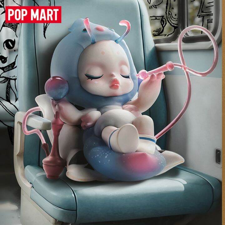 vgfh-mall-popmart-skullpanda-ซีรีส์ทุกวันตุ๊กตากระเป๋าลึกลับน่ารักคอลเลกชันของประดับโต๊ะทำงานภาพอนิเมะ