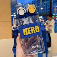 กระติกน้ำ Tritan ทรงเหลี่ยม ขนาด 570 ml.ลาย Hero