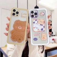 ?เป็นที่นิยมมากที่สุด?เคสซิลิโคนใสสำหรับ iPhone 13 12 11 PRO MAX 6 7 6S 8 Plus X XR XS MAX 11 12 13 Mini Se 2020หมีน่ารัก