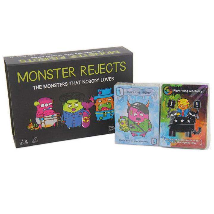 เกมกระดาน-monster-rejects-nsfw-การ์ดเกมภาษาอังกฤษ-edition