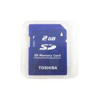 Toshiba 2GB Class2 SD-M02G การ์ด SD ความจำมาตรฐาน,หน่วยความจำที่ปลอดภัยสำหรับล็อคกล้องถ่ายรูปและกล้องถ่ายภาพเคลื่อนไหวดิจิตอล