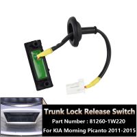 ▬卍 Door Handle Trunk Lock Release Switch For Kia Morning Picanto Pikanto Trunk Switch Tailgate Button 812601W220 81260-1W220