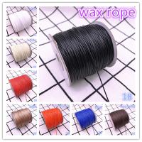 hot【cw】 New 0.5 0.8 1.0 1.5 2.0mm Waxed  Cord Thread String Necklace Rope Bead Jewelry Making for